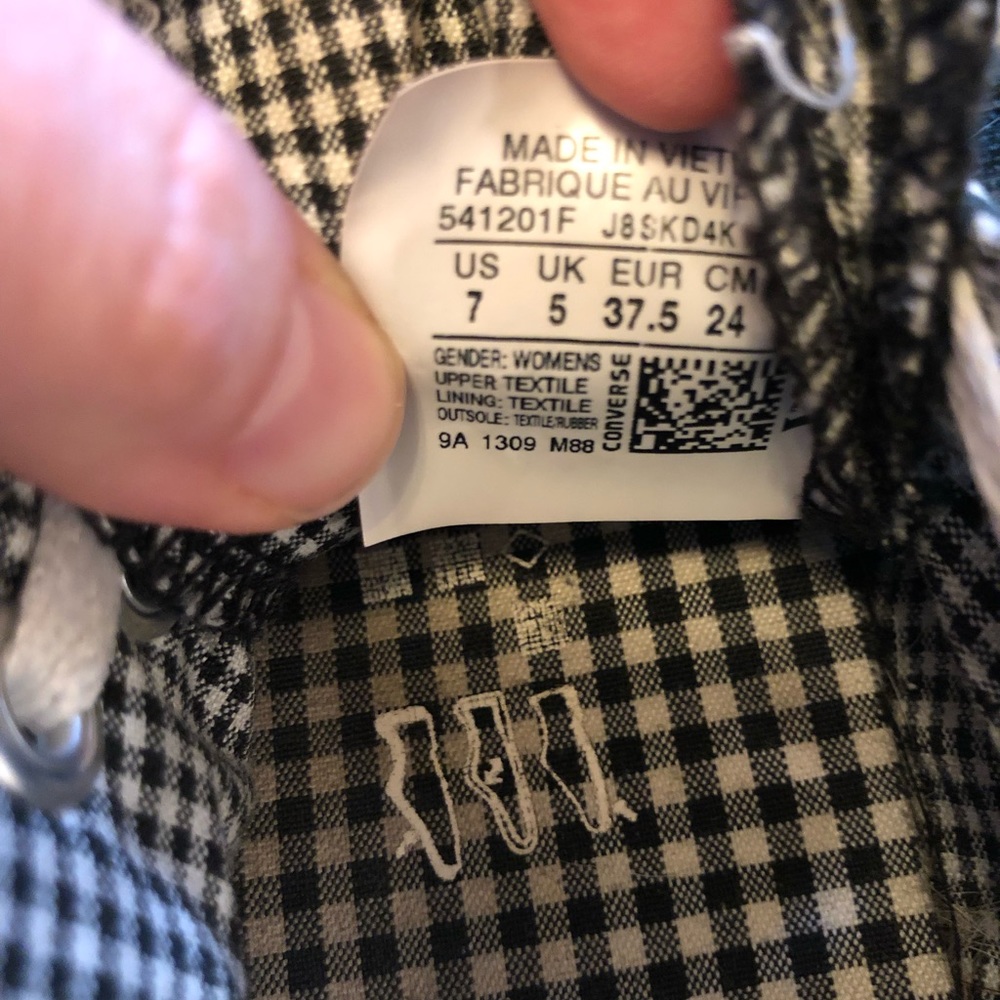 Converse chuck taylor all star black & white 7 - Picture 4 of 4